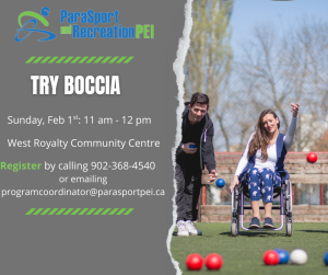 Try Boccia @ West Royalty Centre